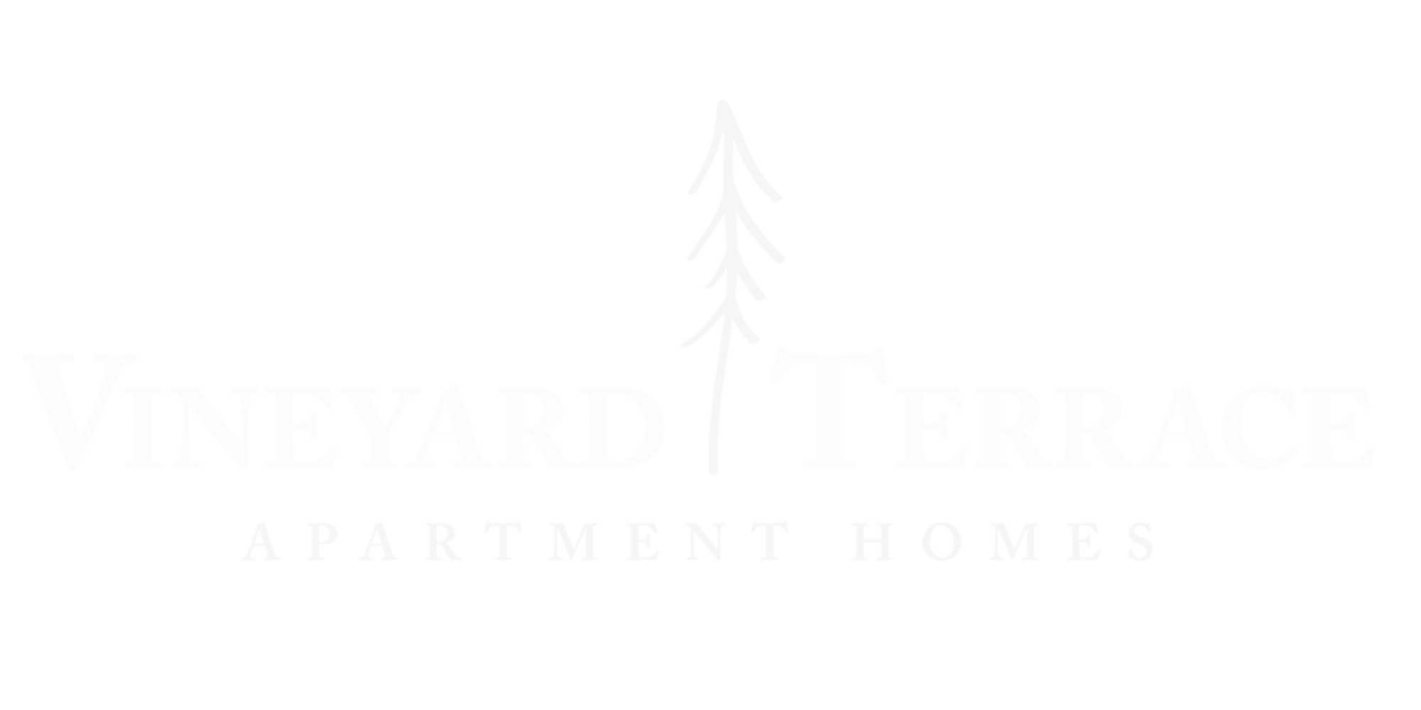 A logo for Vineyard Terrace Apartment Homes.